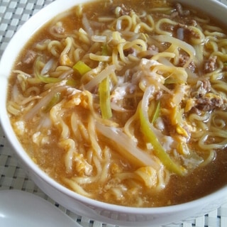 マルちゃん正麺で☆酸辣湯麺